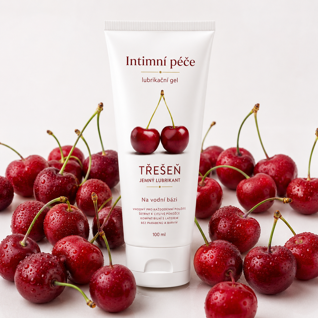 Třešňový lubrikační gel na vodní bázi (100 ml)
